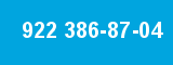 922 386-87-04 922 386-87-04